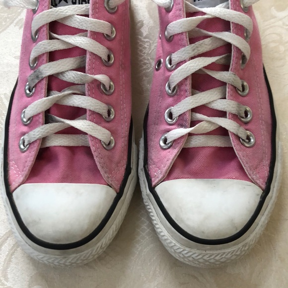 pink all star converse shoes
